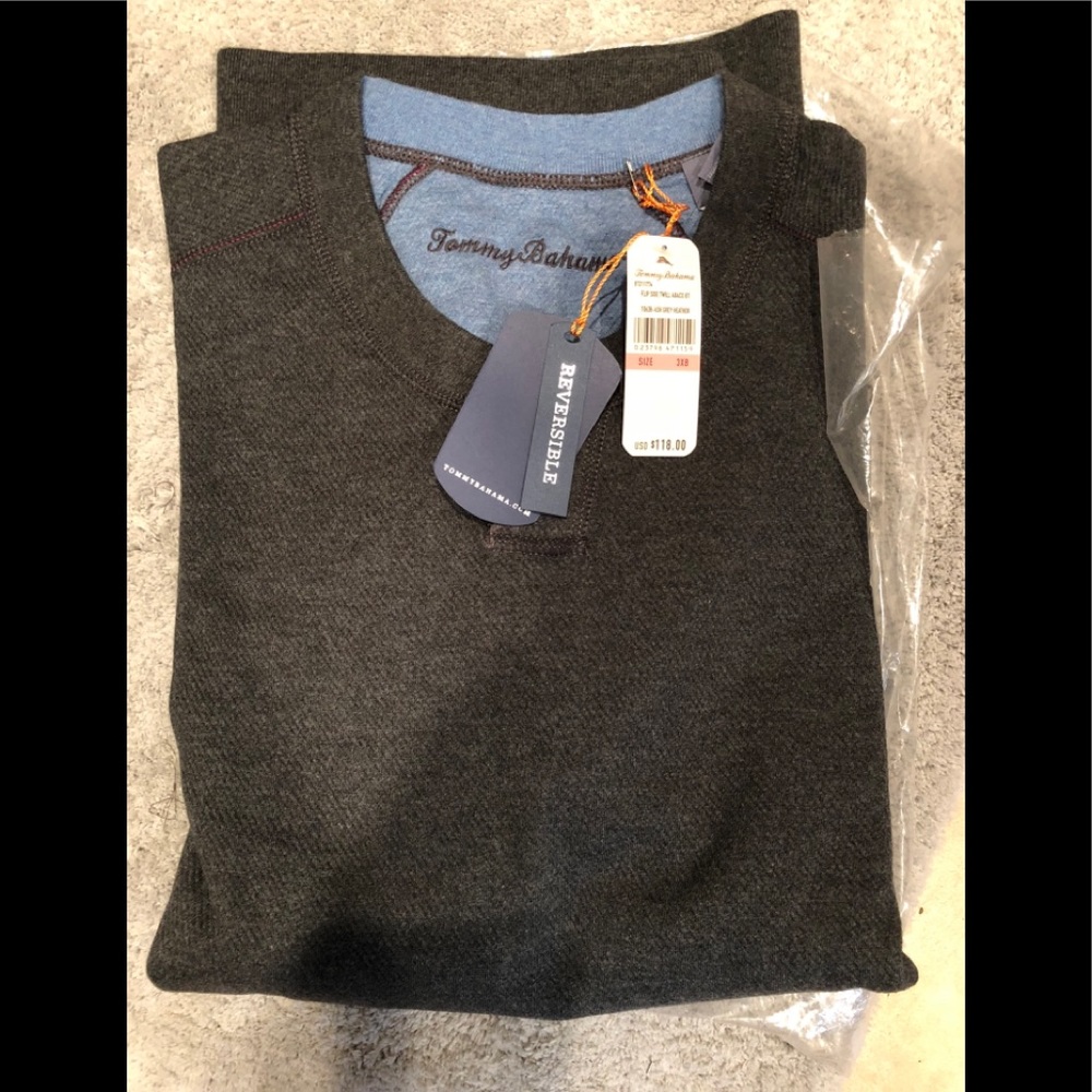 NWT Men’s Tommy Bahama Reversible Sweater